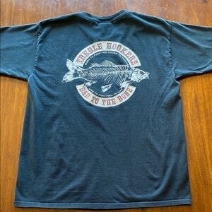 Bass Pro Shops Skeleton Fish Graphics T Size L